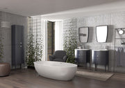 Wimborne Wall Hung 1 Taphole Washbasin 620mm Gloss - view 2