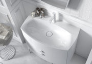Wimborne Wall Hung 1 Taphole Washbasin 620mm Gloss - view 3