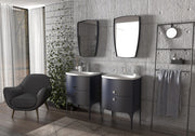 Wimborne Wall Hung 1 Taphole Washbasin 620mm Matt - view 3