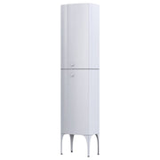 Wimborne Wall Hung 2 Door Column Unit 470mm Gloss White