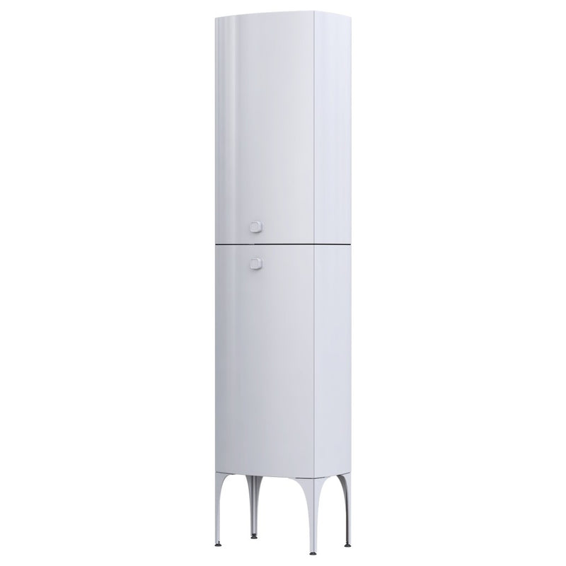 Wimborne Wall Hung 2 Door Column Unit 470mm Gloss White