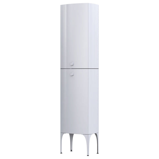 Wimborne Wall Hung 2 Door Column Unit 470mm Gloss White