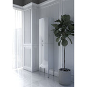Wimborne Wall Hung 2 Door Column Unit 470mm Gloss White - view 2