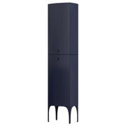 Wimborne Wall Hung 2 Door Column Unit 470mm Matt Blue
