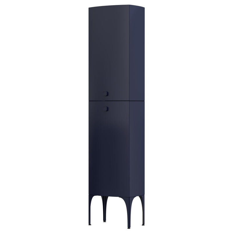 Wimborne Wall Hung 2 Door Column Unit 470mm Matt Blue