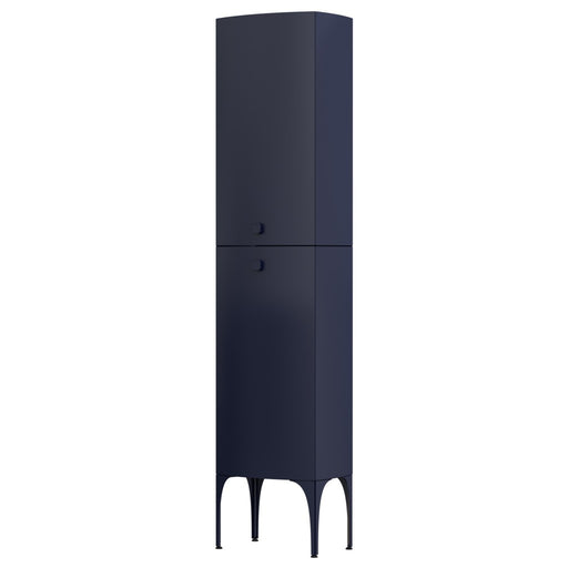 Wimborne Wall Hung 2 Door Column Unit 470mm Matt Blue