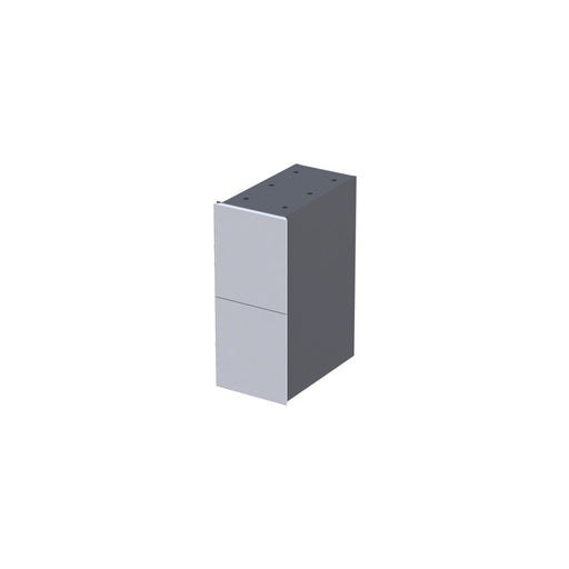 Wimborne Wall Hung 2 Drawer Infill Unit 240mm Gloss White