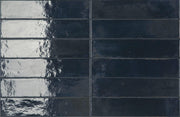 Windermere cobalt blue brick tile 56x267mm - view 2