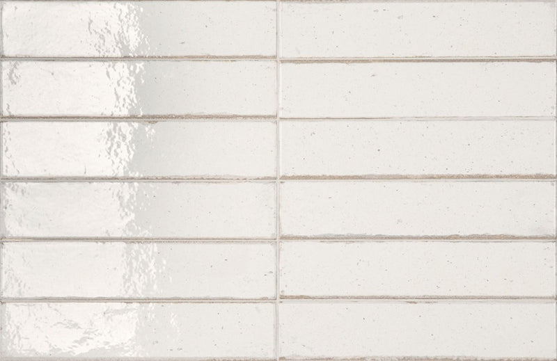Windermere warm white brick tile 56x267mm - view 2