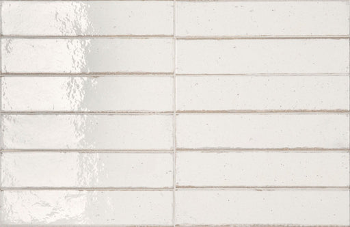 Windermere warm white brick tile 56x267mm - view 2