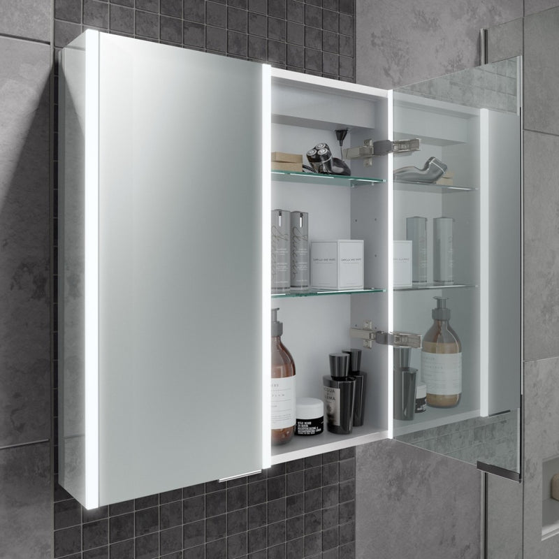 Xenon Double Door Mirror Cabinet 7xmm - view 2