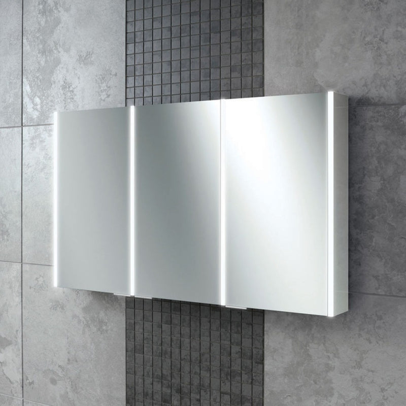 Xenon Triple Door Mirrored Cabinet 1205x700mm