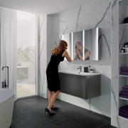Xenon Triple Door Mirrored Cabinet 1205x700mm - view 2